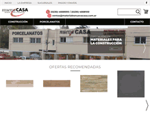 Tablet Screenshot of materialesnuevacasa.com.ar